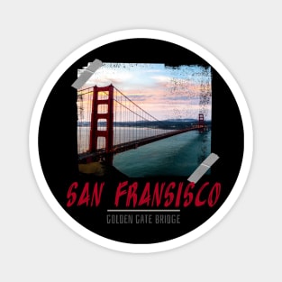 san fransisco tape photography Magnet